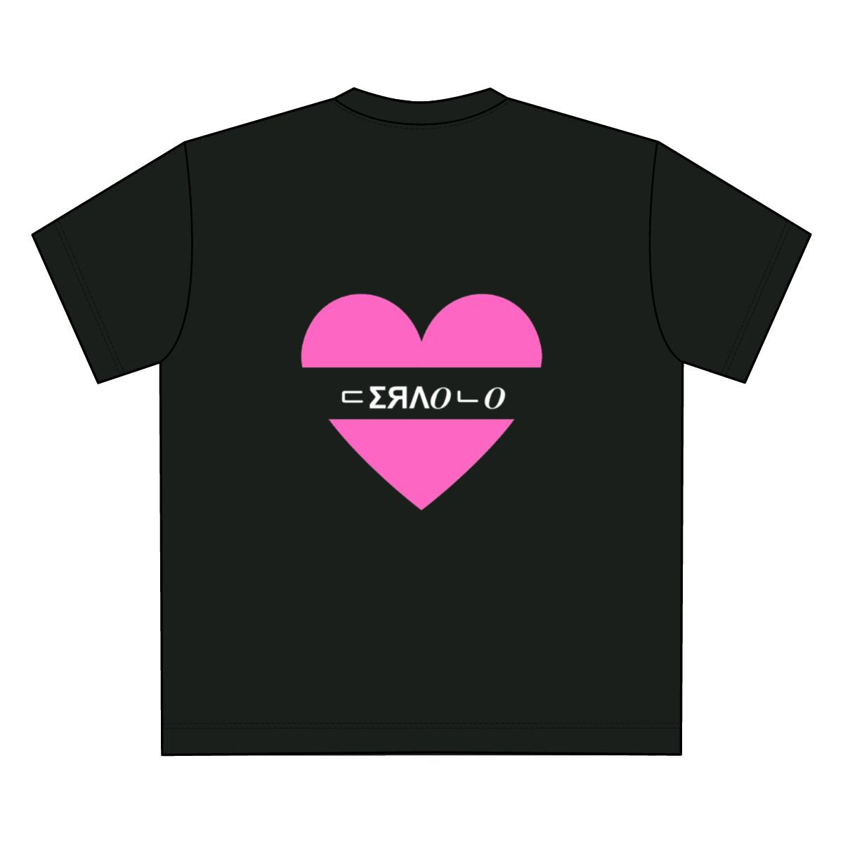 T-shirt Oversize à motif coeur