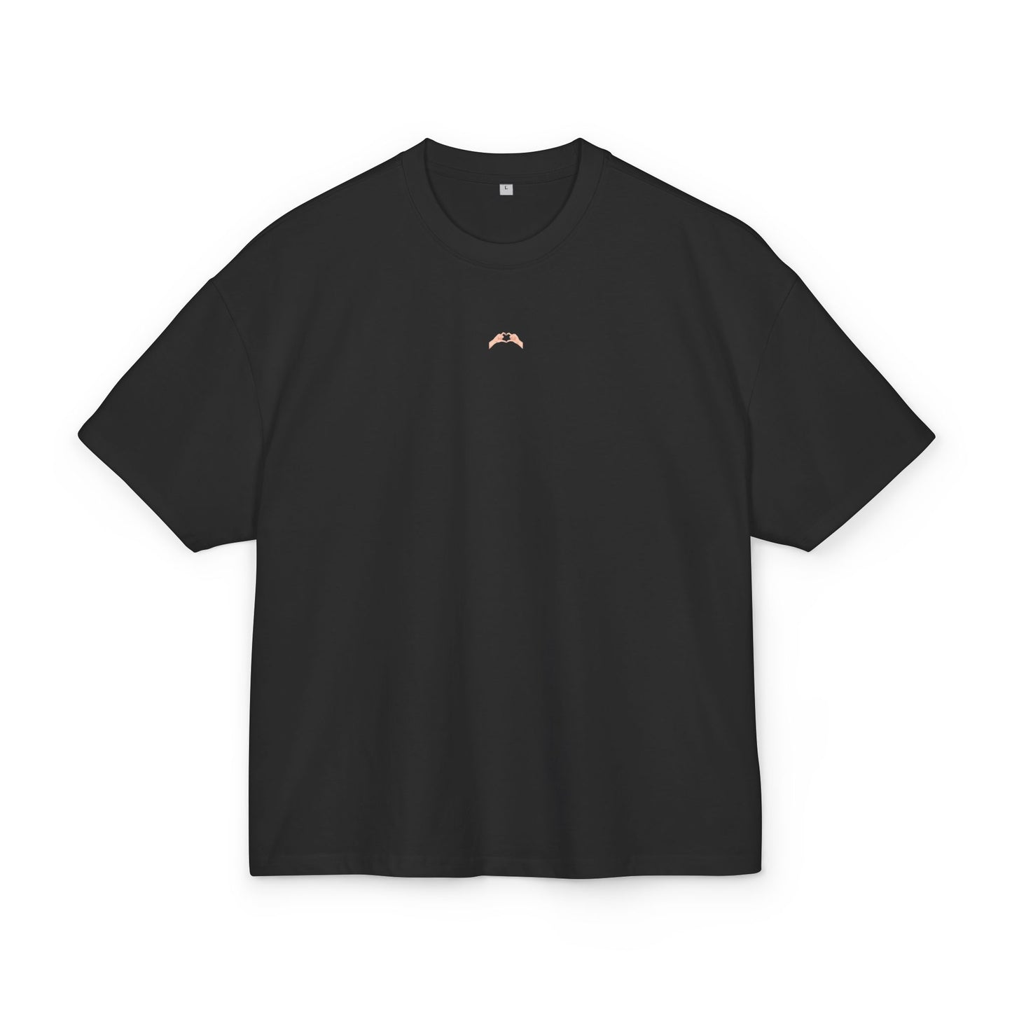 T-shirt Oversize à motifs coeurs